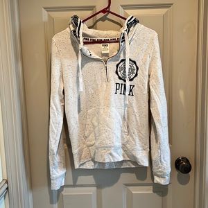 COPY - Pink 3/4 zip hoodie